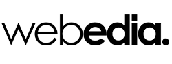 Webedia logo, client of 55 agency