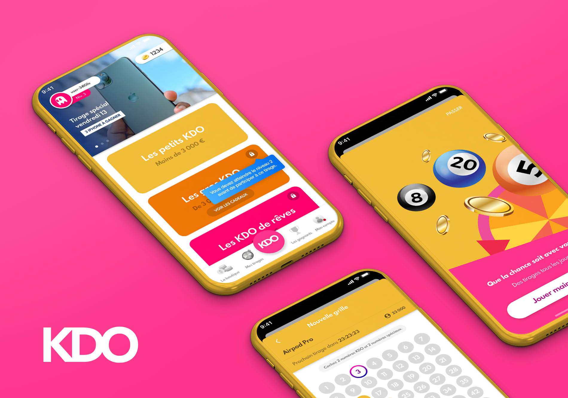 KDO — Gaming · Draws, a project delivered by 55 · agency